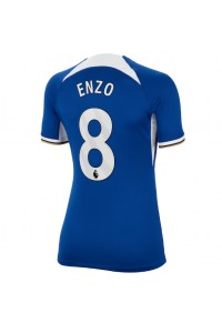 Chelsea Enzo Fernandez #8 Jalkapallovaatteet Naisten Kotipaita 2023-24 Lyhythihainen